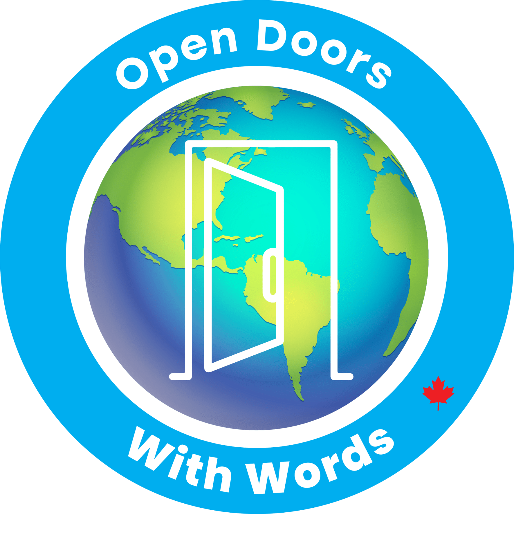 Open Doors With Words (c) Logo