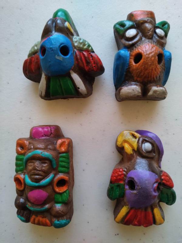 4 whistles from Teotihuacan