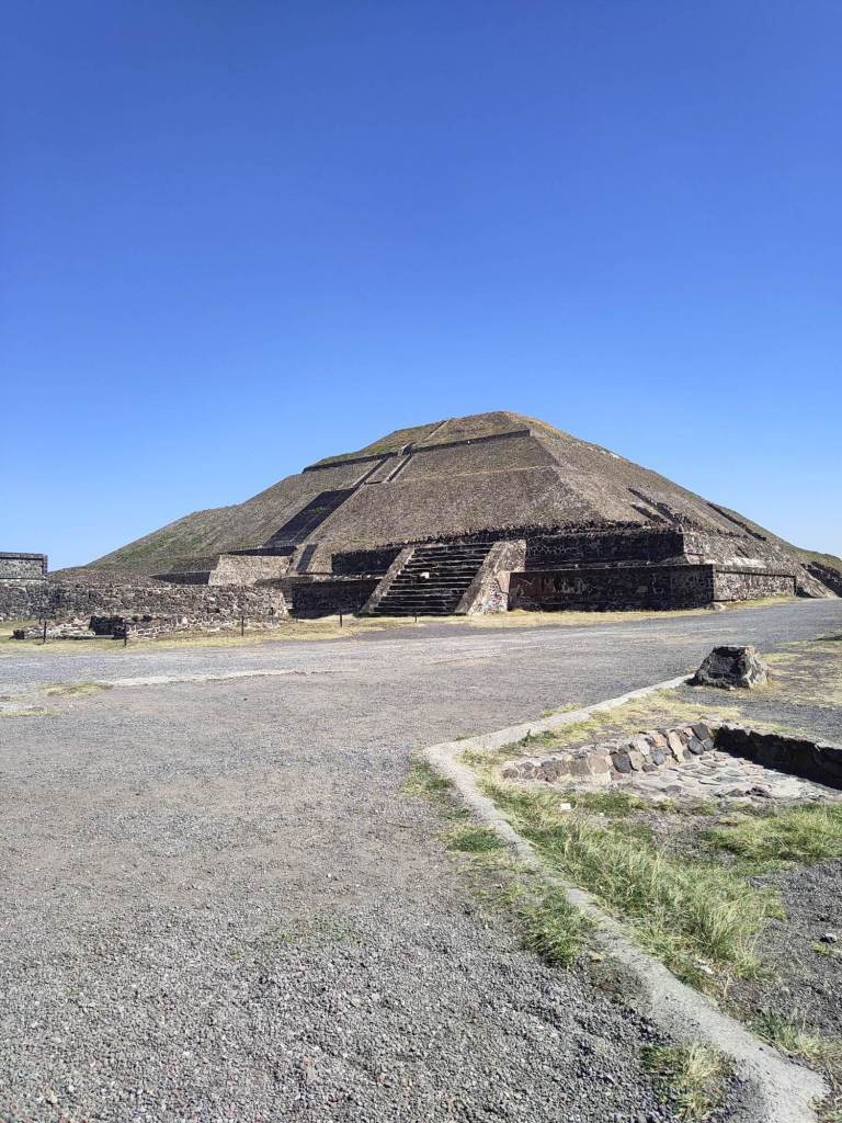 Pyramid at Teotihuacan in Mexico