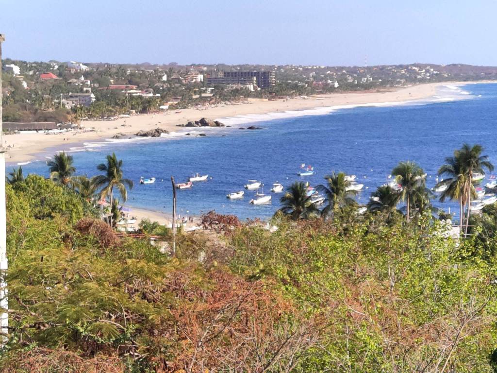 View of Puerto Escondido Beach