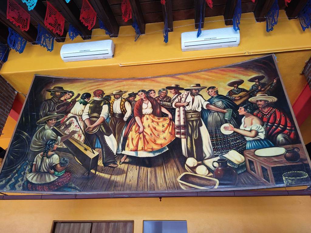 Painting of First Mariachis ever at Casa Guadalajara Bar & Grill