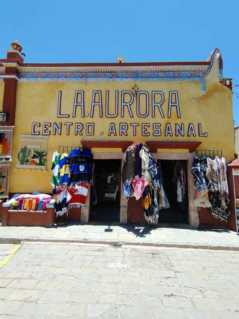 Outside View of La Aurora Centro Artesanal Market in Bernal