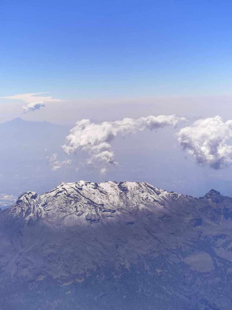 Iztaccíhuatl volcano in Mexico