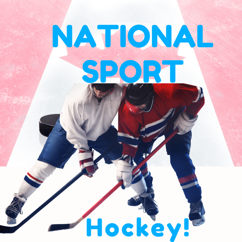 Hockey Canadian National Sport