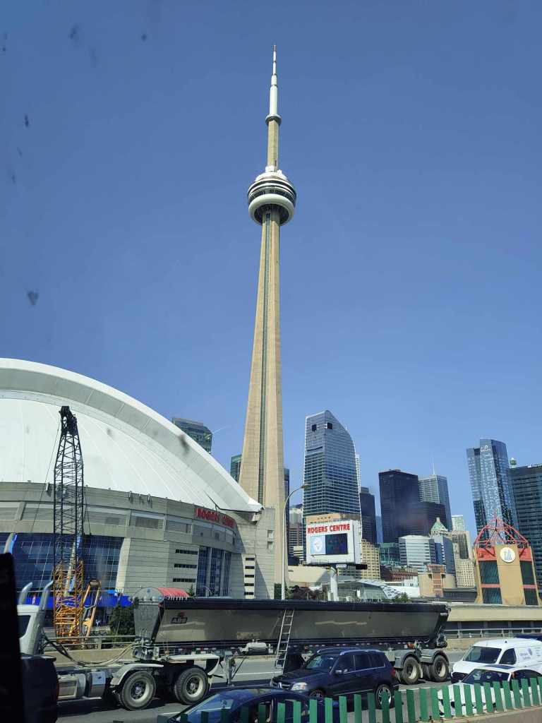 CN tower and city view