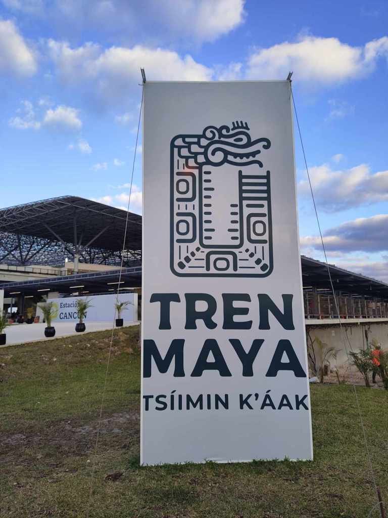 Mayan Train Station in Cancun