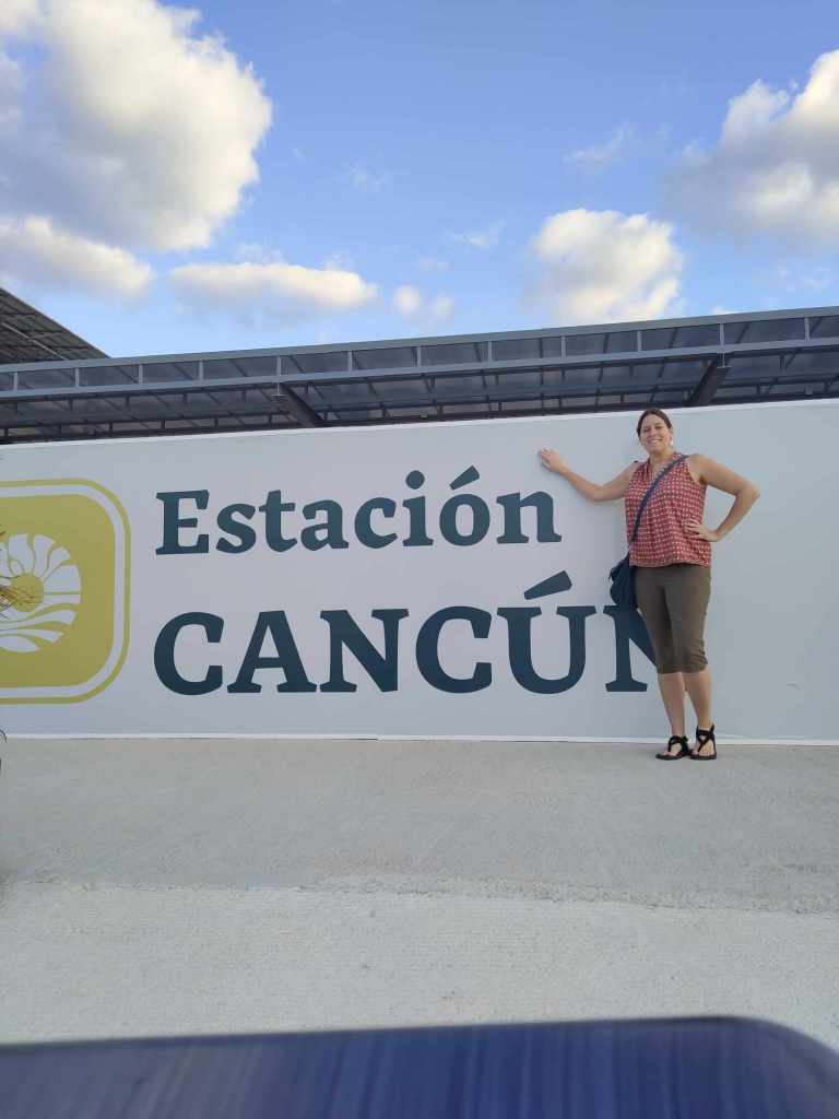 Cancun Station for the Mayan Train in Mexico