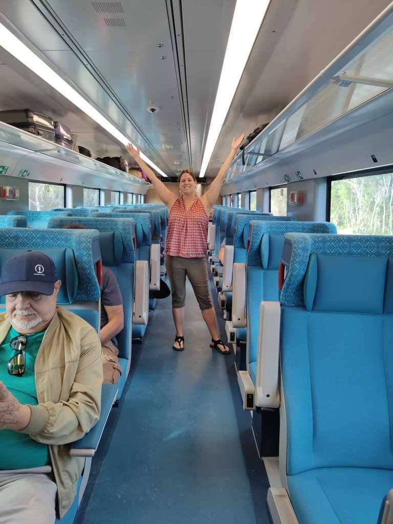 On the Mayan Train in Mexico